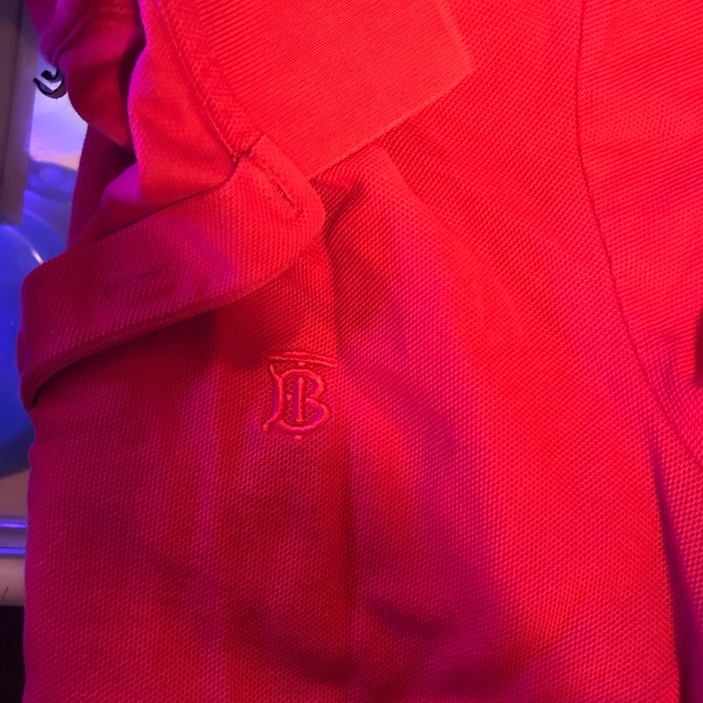 Burberry Shirt , Red . set price $80